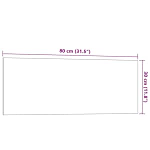 Nástěnná magnetická tabule černá 80 x 30 cm tvrzené sklo - obrázek 6