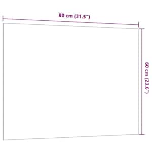 Nástěnná magnetická tabule černá 80x60 cm Tvrzené sklo - obrázek 6