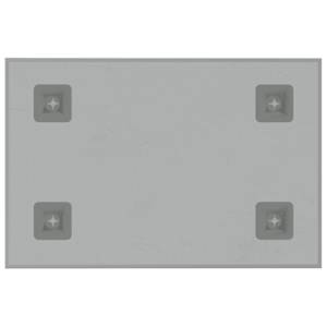 Nástěnná magnetická tabule bílá 40 x 30 cm tvrzené sklo - obrázek 4