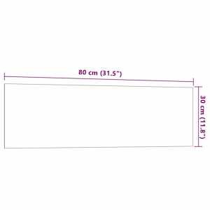 Nástěnná magnetická tabule bílá 80 x 30 cm tvrzené sklo - obrázek 6