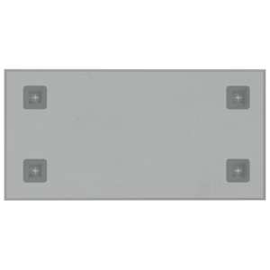 Nástěnná magnetická tabule bílá 40 x 20 cm tvrzené sklo - obrázek 4