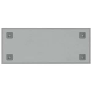 Nástěnná magnetická tabule bílá 50 x 20 cm tvrzené sklo - obrázek 4