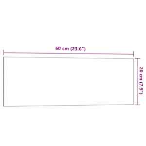 Nástěnná magnetická tabule bílá 60x20 cm Tvrzené sklo - obrázek 6