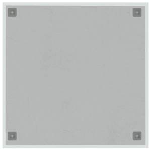 Nástěnná magnetická tabule bílá 60x60 cm Tvrzené sklo - obrázek 4