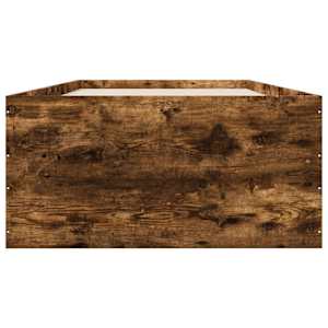 Rám postele kouřový dub 90 x 200 cm kompozitní dřevo - obrázek 4