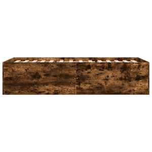 Rám postele kouřový dub 90 x 200 cm kompozitní dřevo - obrázek 5