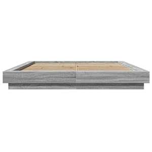 Rám postele s LED osvětlením šedý sonoma 150 x 200 cm kompozit - obrázek 5