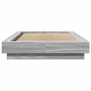 Rám postele s LED osvětlením šedý sonoma 100 x 200 cm kompozit - obrázek 5