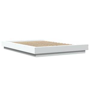Rám postele s LED osvětlením bílý 120 x 190 cm kompozitní dřevo - obrázek 3