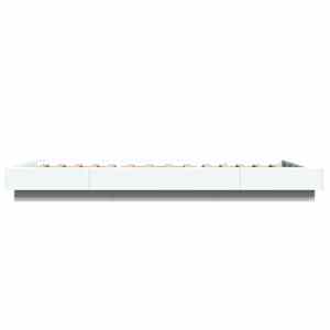 Rám postele s LED osvětlením bílý 75 x 190 cm kompozitní dřevo - obrázek 6