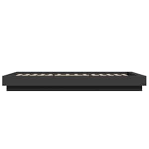 Rám postele s LED osvětlením černý 75 x 190 cm kompozitní dřevo - obrázek 6