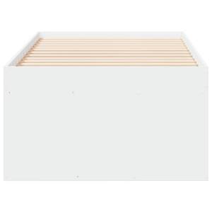 Válenda se zásuvkami bez matrace bílá 100 x 200 cm - obrázek 5