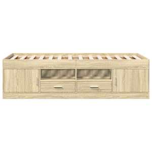 Válenda se zásuvkami bez matrace dub sonoma 75 x 190 cm - obrázek 4