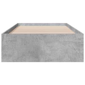 Rám postele se zásuvkami betonově šedý 90 x 190 cm kompozit - obrázek 4