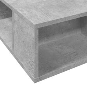 Rám postele betonově šedý 150 x 200 cm kompozitní dřevo - obrázek 7