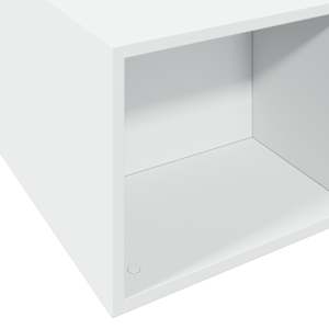 Rám postele bílý 160 x 200 cm kompozitní dřevo - obrázek 7