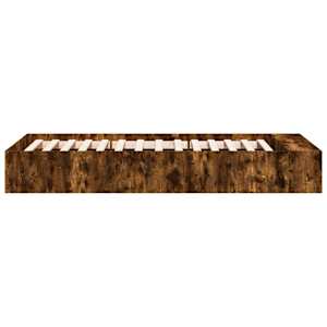 Rám postele kouřový dub 75 x 190 cm kompozitní dřevo - obrázek 5