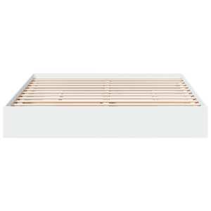 Rám postele se zásuvkami bílý 180 x 200 cm kompozitní dřevo - obrázek 4