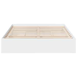 Rám postele se zásuvkami bílý 160 x 200 cm kompozitní dřevo - obrázek 4