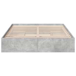 Rám postele se zásuvkami betonově šedý 160 x 200 cm kompozit - obrázek 4