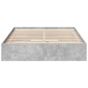 Rám postele se zásuvkami betonově šedý 120 x 200 cm kompozit - obrázek 4
