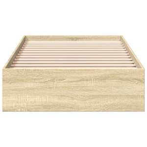 Rám postele se zásuvkami dub sonoma 90x190 cm kompozitní dřevo - obrázek 4