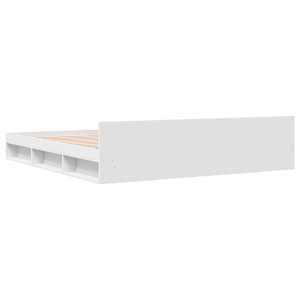Rám postele se zásuvkami bílý 180 x 200 cm kompozitní dřevo - obrázek 6