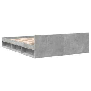 Rám postele se zásuvkami betonově šedý 120 x 190 cm kompozit - obrázek 6