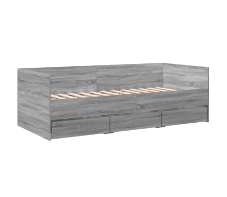 vidaXL Divano Letto con Cassetti senza Materasso 90x200 cm