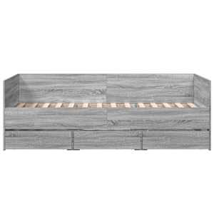 Válenda se zásuvkami bez matrace dub sonoma 90 x 190 cm - obrázek 4