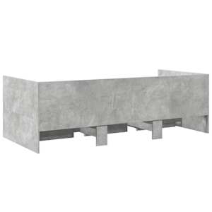 Válenda se zásuvkami bez matrace betonově šedá 75 x 190 cm - obrázek 6