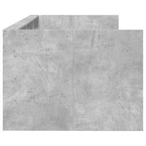 Válenda se zásuvkami bez matrace betonově šedá 90 x 190 cm - obrázek 5