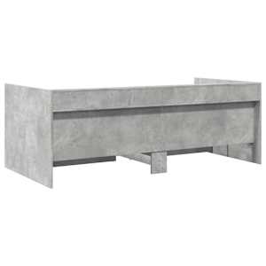 Válenda se zásuvkami bez matrace betonově šedá 75 x 190 cm - obrázek 6