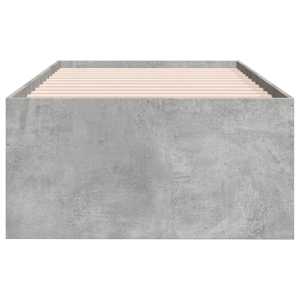 Válenda se zásuvkami bez matrace betonově šedá 100 x 200 cm - obrázek 5