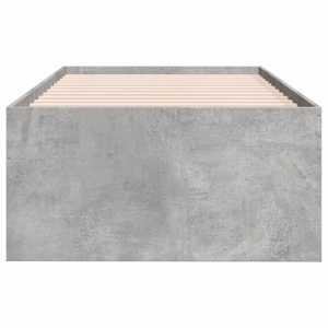 Válenda se zásuvkami bez matrace betonově šedá 75 x 190 cm - obrázek 5