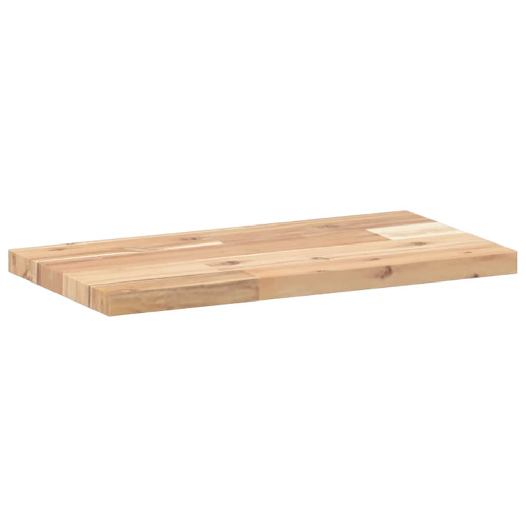 vidaXL Estante flotante madera maciza de acacia sin tratar 60x20x2 cm