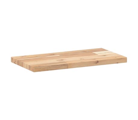 vidaXL Schweberegale 2 Stk. 60x20x2 cm Massivholz Akazie Unbehandelt