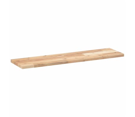 vidaXL &Eacute;tag&egrave;re flottante 100x20x2 cm bois d'acacia massif non trait&eacute;