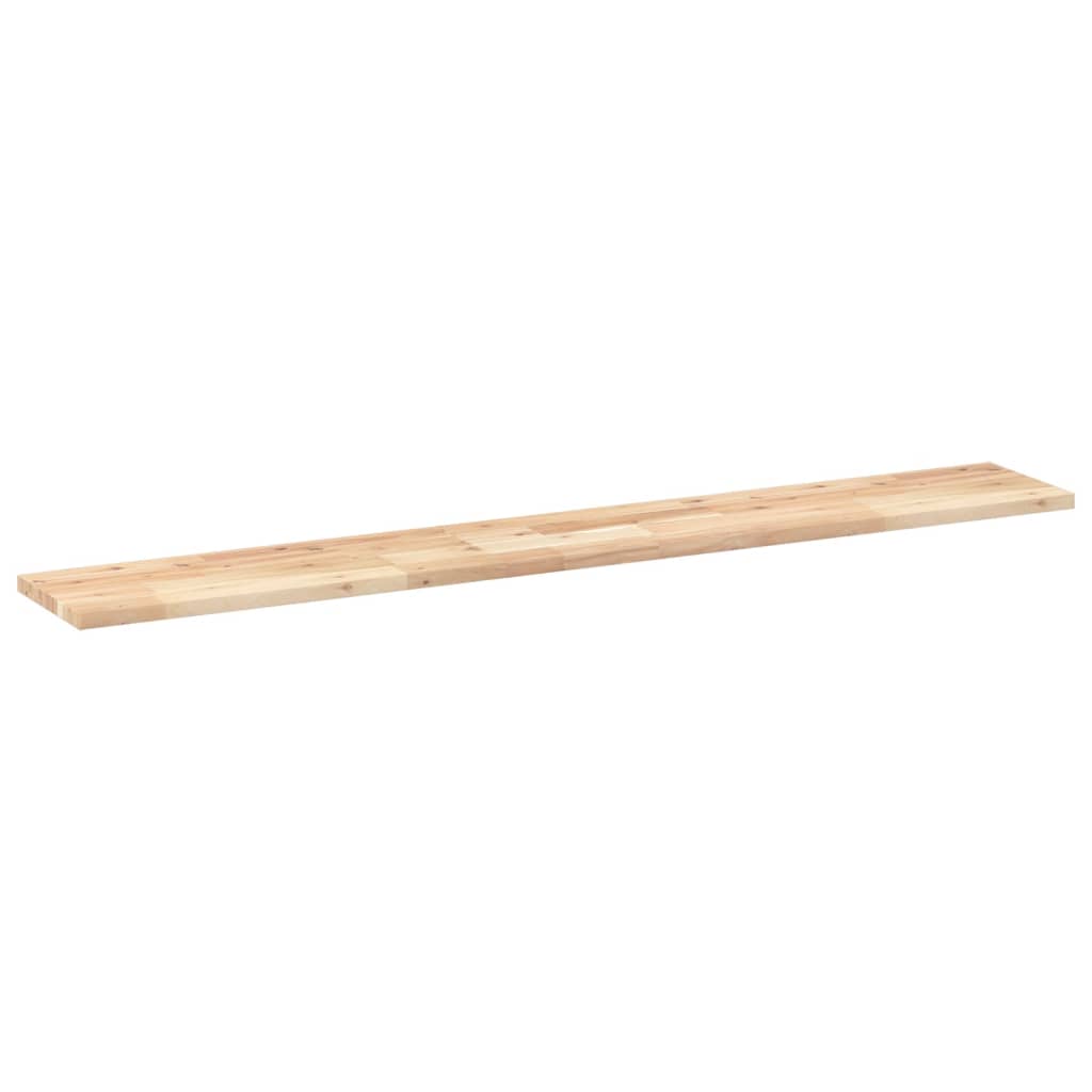 vidaXL Wandschappen 4 st zwevend 120x20x2 cm onbehandeld acaciahout