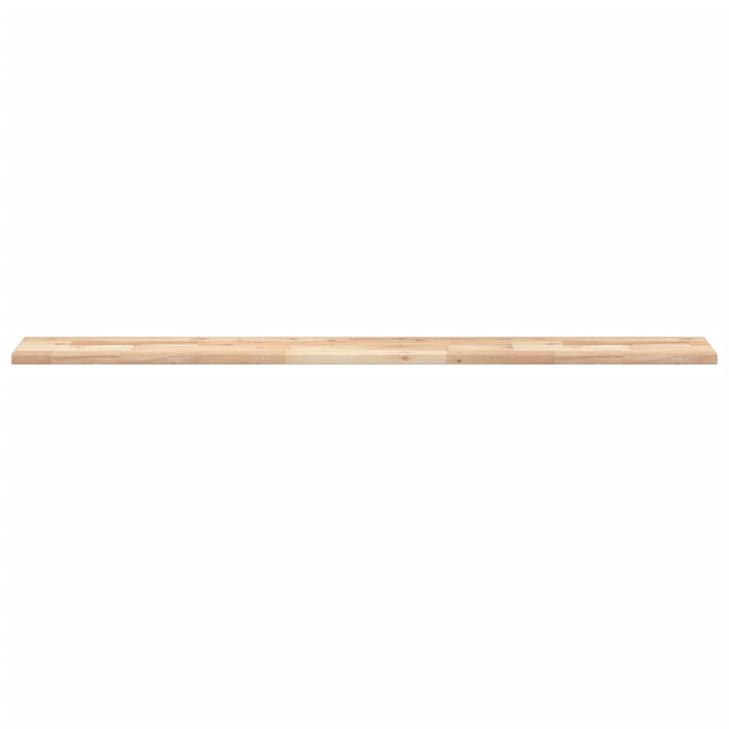 vidaXL Wandschap zwevend 160x20x2 cm onbehandeld massief acaciahout bruin, foto 4