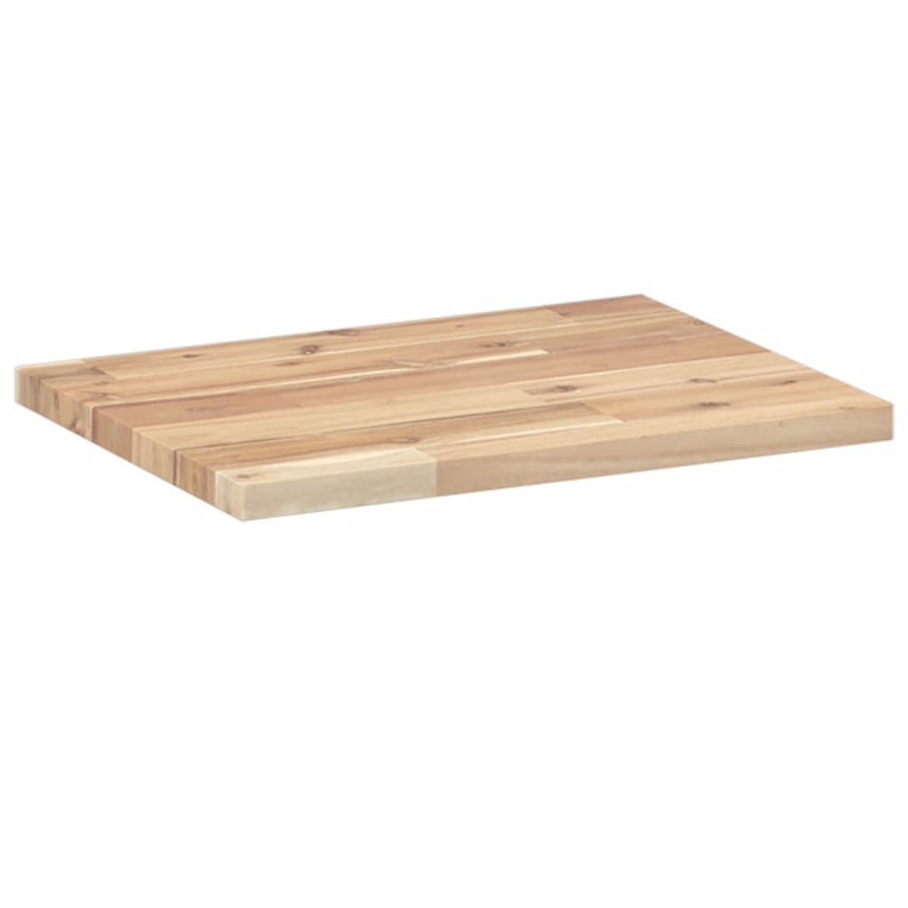 vidaXL Estante flotante madera maciza de acacia sin tratar 60x30x2 cm