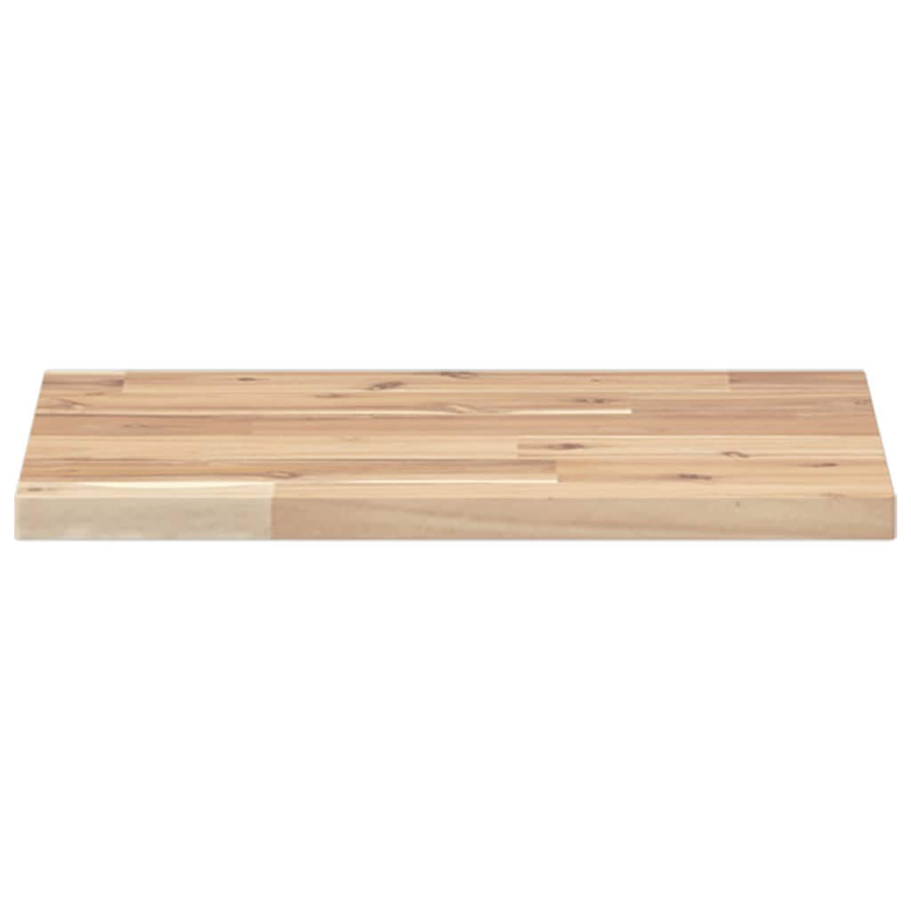 vidaXL Wandschap zwevend 60x30x2 cm onbehandeld massief acaciahout bruin, foto 4