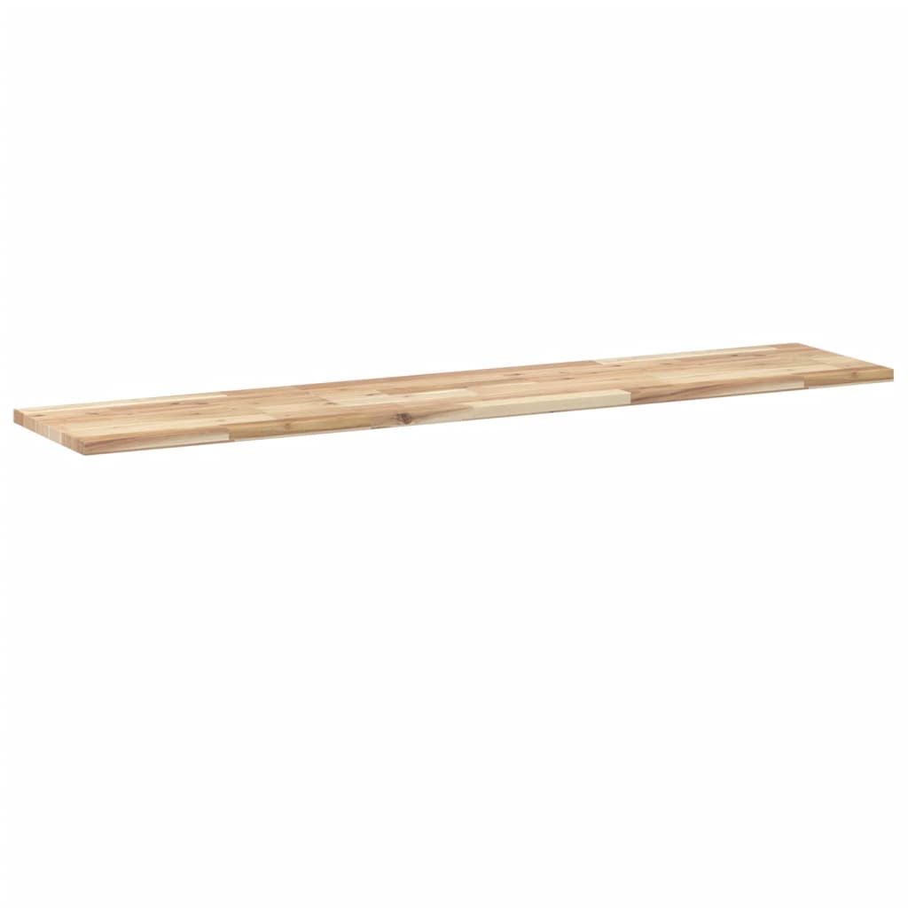 vidaXL Floating Shelf 140x30x2 cm Untreated Solid Wood Acacia