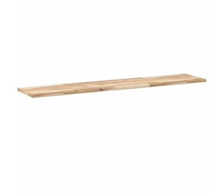 vidaXL Floating Shelf 140x30x2 cm Untreated Solid Wood Acacia