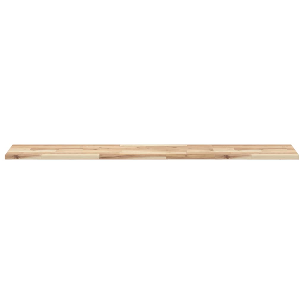 vidaXL Wandschap zwevend 160x30x2 cm onbehandeld massief acaciahout bruin, foto 4