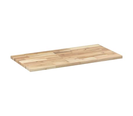 vidaXL Floating Shelf 60x40x2 cm Untreated Solid Wood Acacia