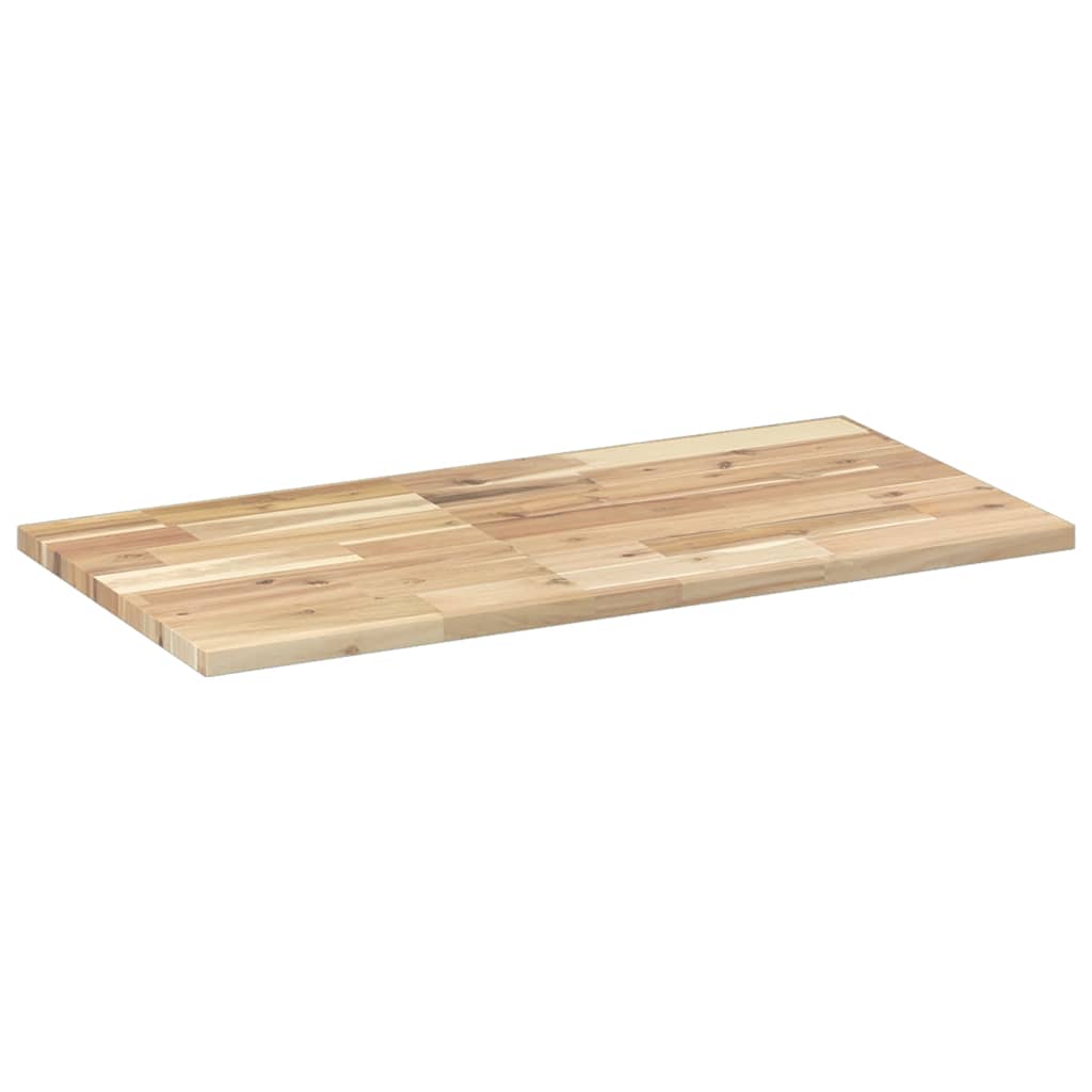 vidaXL Wandschappen 2 st zwevend 80x40x2 cm onbehandeld acaciahout