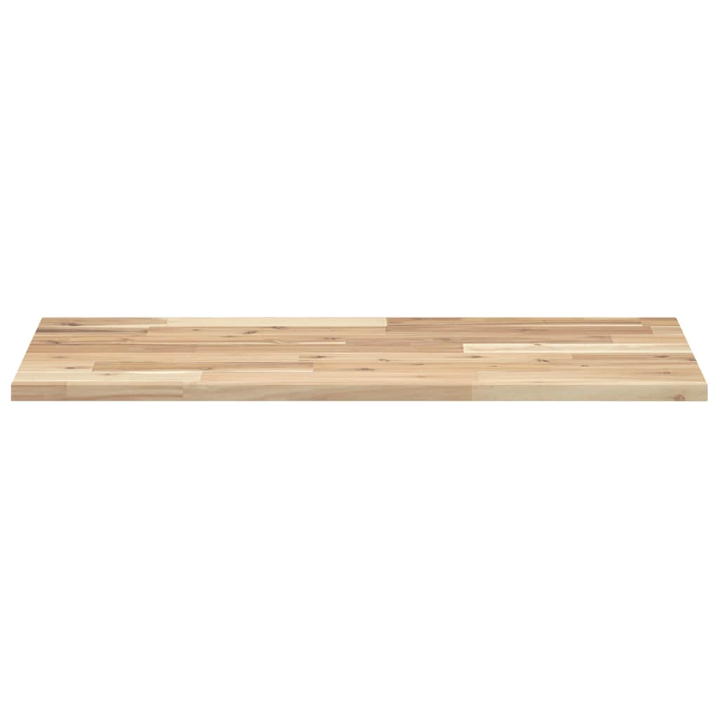 vidaXL Wandschappen 3 st zwevend 80x40x2 cm onbehandeld acaciahout bruin, foto 4