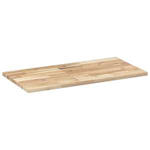 vidaXL Estantes flotantes 3 uds madera acacia sin tratar 80x40x2 cm