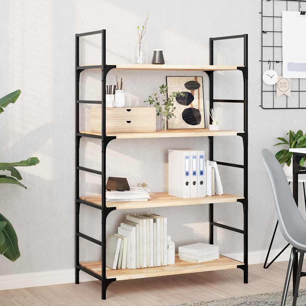 vidaXL Wandschappen 3 st zwevend 80x40x2 cm onbehandeld acaciahout Bruin